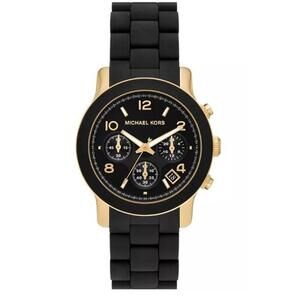Michael Kors Runway Chronograph Qrtz Black Dial Ladies Watch